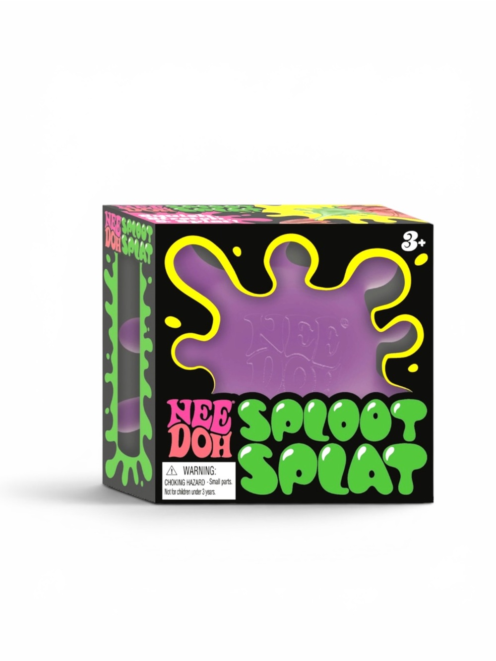 NeeDoh Sploot Splat Viral Squish Stress Kids Toy Purple Schylling NWT